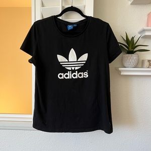 Adidas Black Logo Tshirt